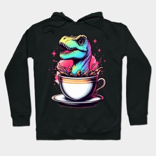 Cute Colorful Tea rex Hoodie